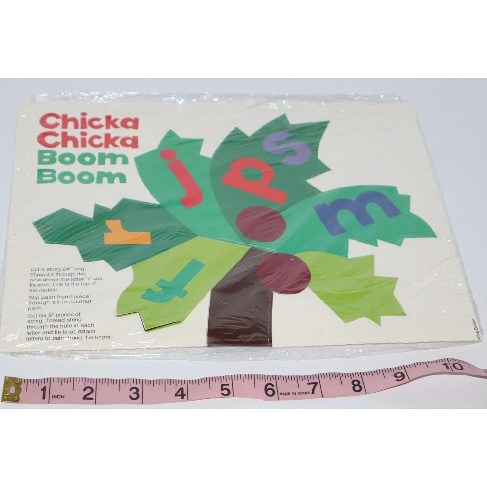 1995 Scholastic Chicka Chicka Boom Boom Classroom Mobile Vintage Decoration  New